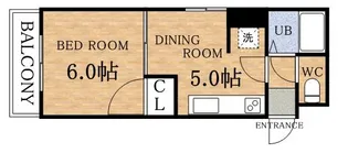 パレス発寒南【2階】の間取り