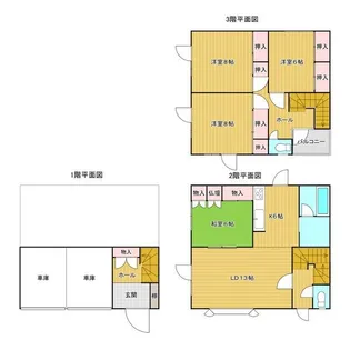 メゾンロゼパーク【1号棟号室】の間取り