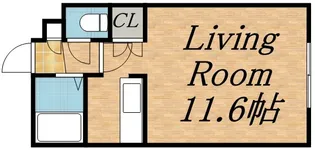 パスカル山の手【2階】の間取り