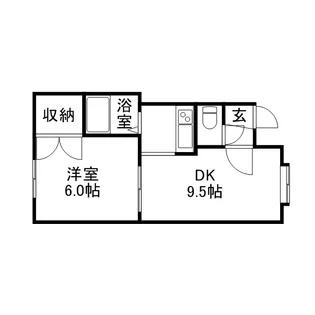 シーダーコート八軒【3階】の間取り
