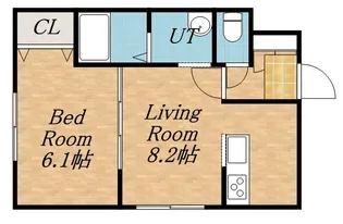 エフビル6【201号室】の間取り