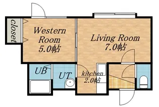 コモエヒル【103号室】の間取り