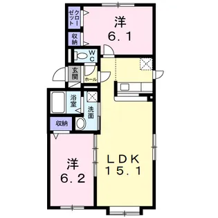 ACTUEL【2階】の間取り