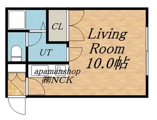 ロードス琴似【0102号室】の間取り