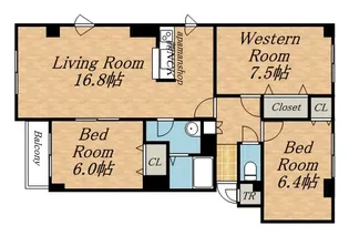 エタニティ【2階】の間取り
