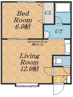 スカイハイツ III【1階】の間取り