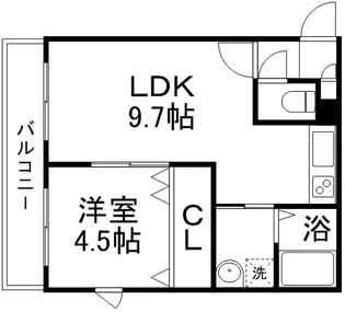 LA COMODITA KOTONI【2階】の間取り