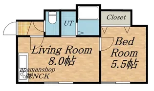アーバン稲穂【201号室】の間取り