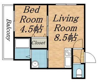 フルハート【3階】の間取り