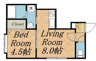 ファクター発寒【0201号室】の間取り