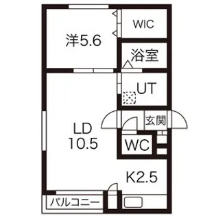 トレ・クワトロ【2階】の間取り