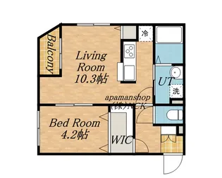 プレミアエグゼクティブⅡ【3階】の間取り