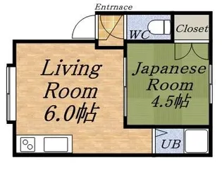 亜花沙ハイム【202号室】の間取り
