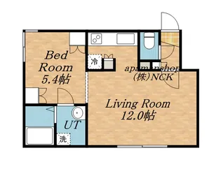 コラージュ琴似【4階】の間取り