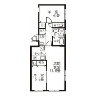 センテベーネ【3階】の間取り