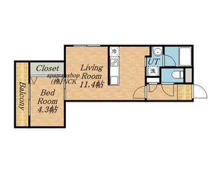 IL DECO【4階】の間取り