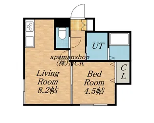 ヴェルデコリーナ発寒南【1階】の間取り