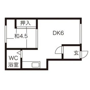 あけぼのハイツ【2B号室】の間取り