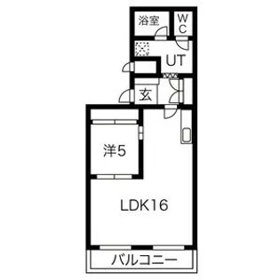 エースハイム琴似【2階】の間取り