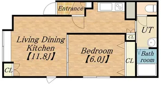 ジュネス24【4階】の間取り