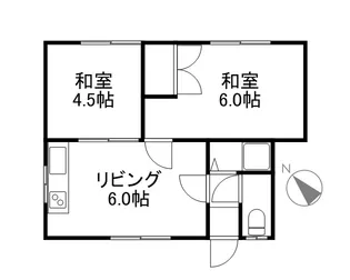 佐藤第一マンション【8号室】の間取り