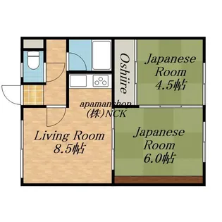 光マンション【1階】の間取り