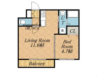 ミルスリール発寒【4階】の間取り