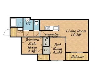 カサトレスⅧ【4階】の間取り