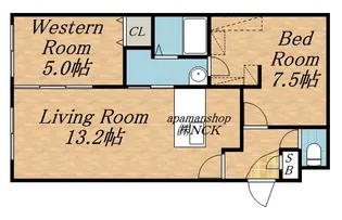 レブニーズ ザ・レジデンス 二十四軒 セカンド【4階】の間取り