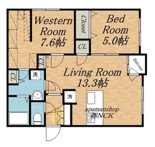 VICINATO(ビチナート)【2階】の間取り