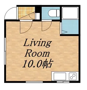 リブインチバ【105号室】の間取り