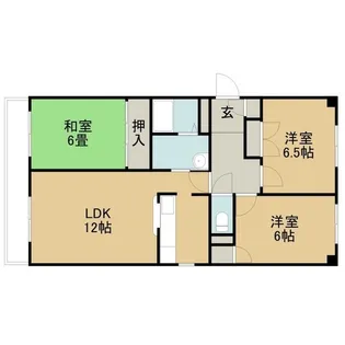 メゾンドエルム21【3階】の間取り