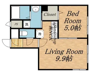 グランメール宮の沢駅【2階】の間取り