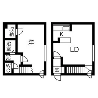 アルファアパル発寒【4階】の間取り
