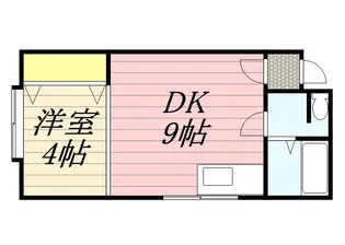 北海道札幌市西区二十四軒一条6丁目【アパート】の間取り