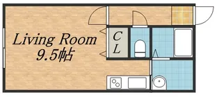 タウニィノアノア【0202号室】の間取り