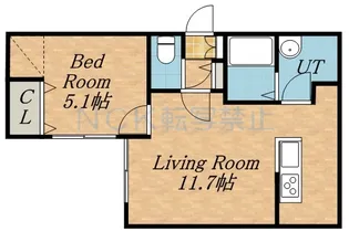 CROWN SPADE【3階】の間取り