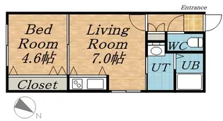 プリマベーラ発寒南【00301号室】の間取り