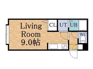 ドミール発寒【2階】の間取り