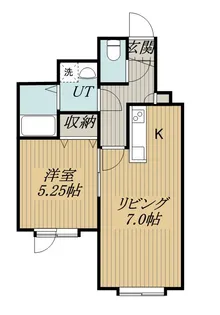 レグジー明日風【103号室】の間取り
