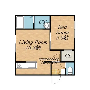 S.FIELD手稲本町【2階】の間取り