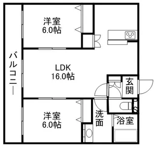 オセアーノ24【3階】の間取り