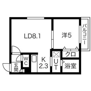 プリオール二十四軒【4階】の間取り