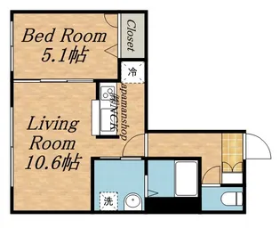 RITZ GRANDE 手稲駅前【3階】の間取り