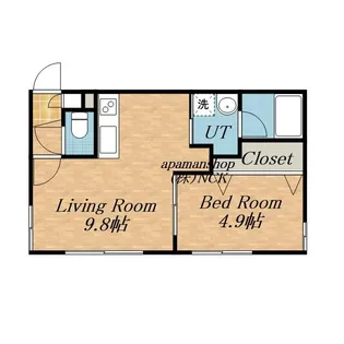 LANGRES HASSAMU【2階】の間取り