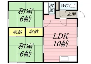 オリンピアⅠ【0001号室】の間取り