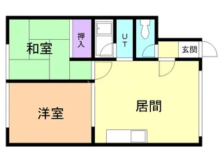 コーポかんの【2階】の間取り