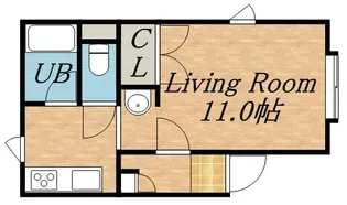 メゾンジルエット【1階】の間取り