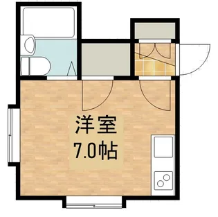グランドール片桐・Ⅱ【205号室】の間取り