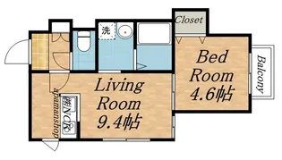 Enchante KOTONI(アンシャンテ琴似)【2階】の間取り